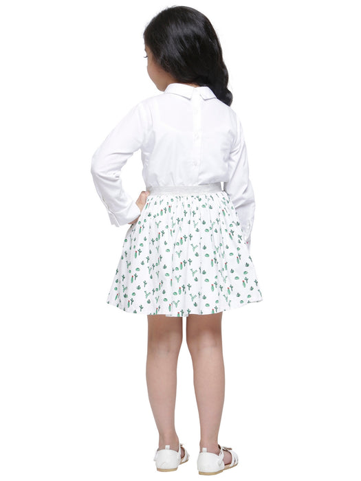CACTUS PRINT SKIRT