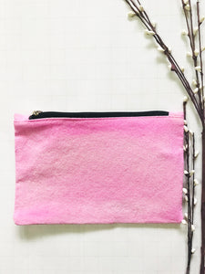PINK "M" ALPHABET MULTIPURPOSE POUCH (SOLD OUT)