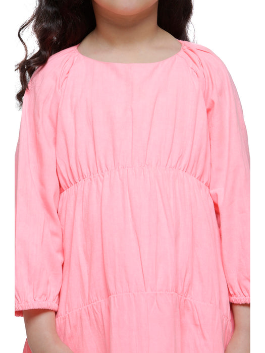 NEON PINK POM-POM DRESS