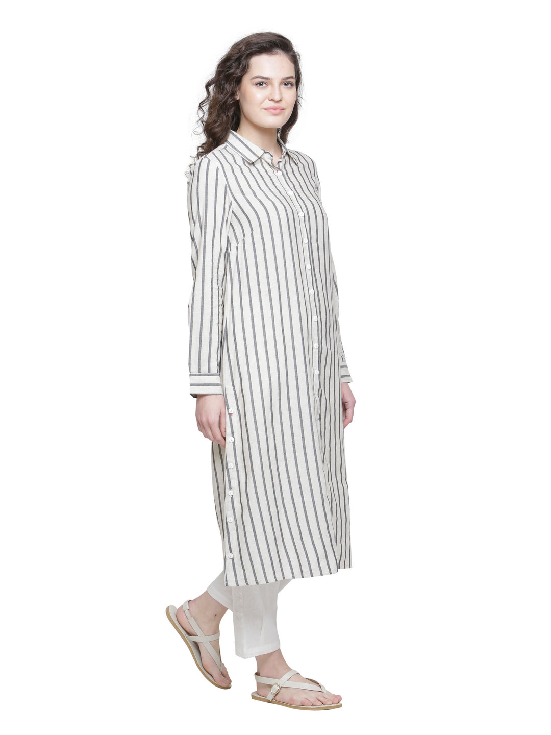 STRIPE LONG SHIRT