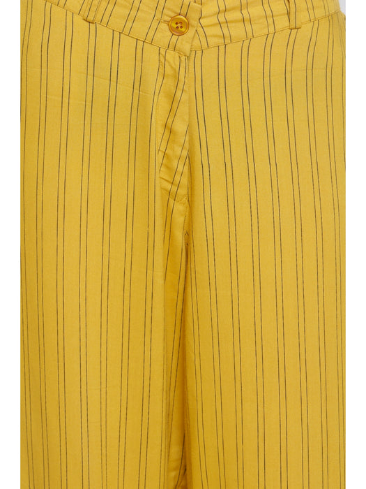 SALE- YELLOW STRIPE CO-ORD SET